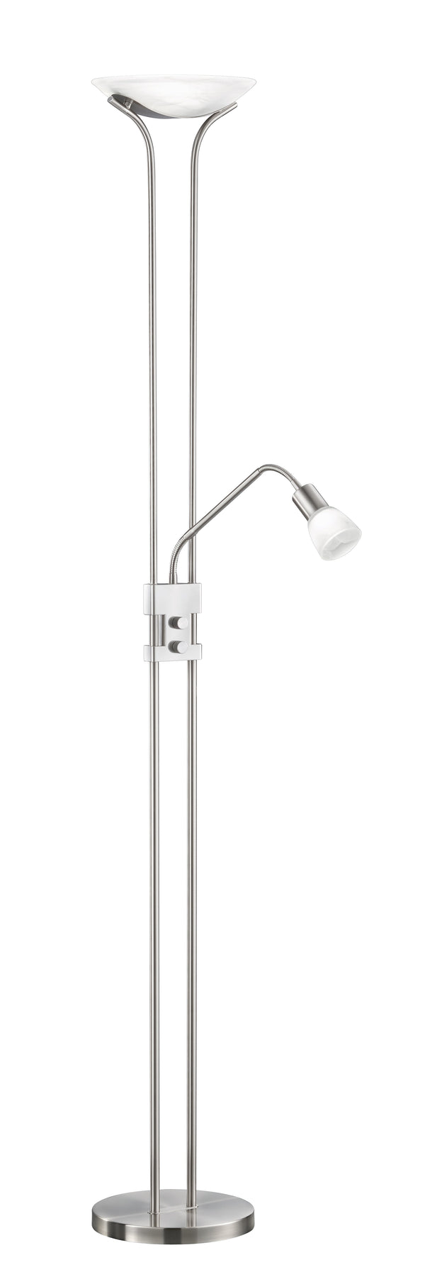 prezzo Lampadaire LED d'intérieur en Métal Nickel Mat