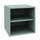 Cubo Composite con Mensola 35x35x35 cm in Compensato  Verde Salvia