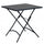 Table Bristol 70x70x72 h cm en Acier Anthracite