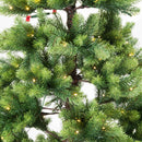 Albero di Natale Artificiale con Led monte durando verde Varie Misure