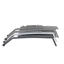 Lettino Prendisole da Giardino 194x63xH31 cm con ruote Oasi ecrù