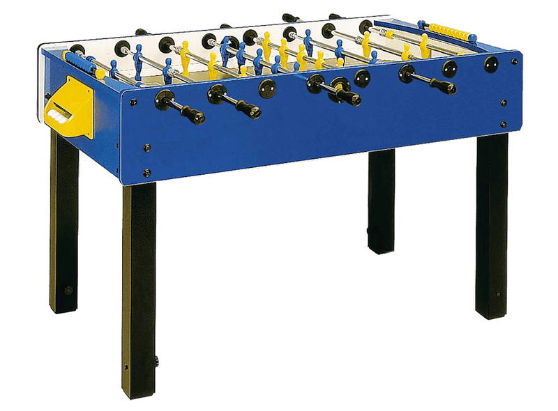 Calciobalilla in Mdf Blu con Aste Uscenti Garlando G-100