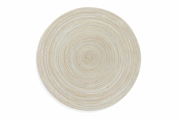 prezzo Lot de 6 sets de table ronds blancs Ø38 cm VdE Tivoli 1996 Savage