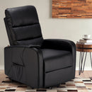 Poltrona Alzapersona Elettrica 1 Motore 71x76x116 cmin Similpelle Nero