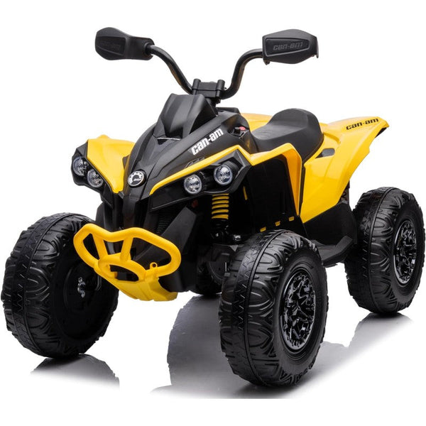 prezzo Quad Elettrico per Bambini Licenza Can-Am Renegade 12V ATV Telecomando e Ammortizzatori Giallo
