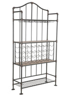 Mobile Porta Vivande Manhattan 99,3x42x185 cm in Ferro e MDF