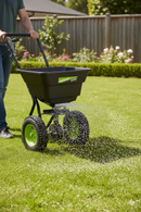 Spandiconcime Manuale Rotativo Verdemax SP300 a Spinta Capienza 30L per Fertilizzante Semi e Sale in PP