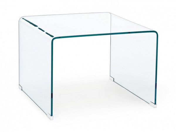 acquista Table basse carrée avec verre Iride 60x60 en verre