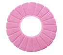 Copri Water Cuscino per Seduta WC Calda e Antiscivolo in Microfibra Rosa