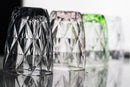 Set 6 Bicchieri Ø8x10 cm in Vetro Villa d'Este Home Tivoli Quarzo Grigio