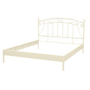 Struttura Letto Matrimoniale in Metallo 160x200cm Viareggio Classico Bianco