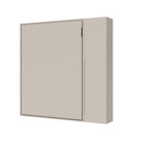 Letto Matrimoniale Francese A Scomparsa 140 Versia Con Armadio 1 Anta Dx Argilla      