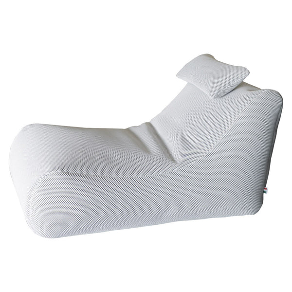 Lit bébé méridienne 120x70x65 cm avec coussin en polyester Armonia blanc online