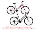 Bicicletta MTB Ragazza 26” 18 Velocità Grace Bianco o Titanio