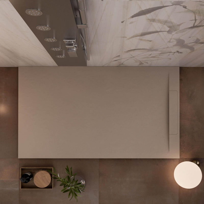 Piatto Doccia in Pietra Bonussi Ardesia Calcutta Moka Varie Misure