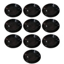 Set 10 Piatti Fondi in Porcellana Collection Vietri Grigio Antracite