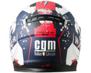 Casco Integrale per Scooter Visiera Lunga CGM Lion 315G Blu Opaco Varie Misure