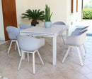 Poltrona Maui 63x55x79 h cm in Plastica Tortora
