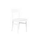 Set 2 Sedie 44x45xH82 cm in Similpelle Monaco Bianco