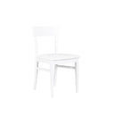 Set 2 Sedie 44x45xH82 cm in Similpelle Monaco Bianco