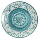 Set 4 Piatti Piani Ø30x3 cm  in Porcellana Sottosmalto VdE Tivoli 1996 Pantelleria 