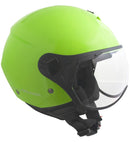 Casco Jet per Scooter Visiera Sagomata CGM Florence 107A Verde 