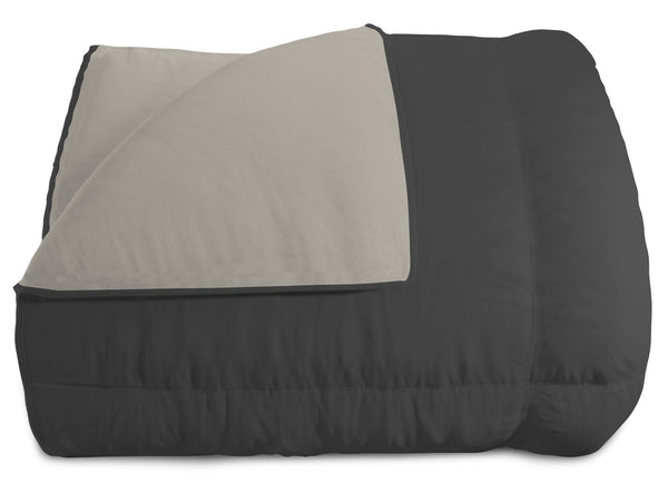 prezzo Couette Hiver Double Face 300gr Gris Clair/Gris Foncé