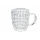 Set 6 Tazzine da Caffè Ø6x7 cm in Vetro Colorato Trasparente VdE Tivoli 1996 Geometrie