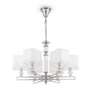 Lampadario Neoclassic in Metallo Ontario Cromo