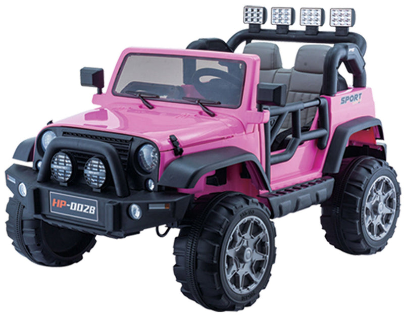 Macchina Elettrica per Bambini 12V 2 Posti Kidfun Fuoristrada Rosa