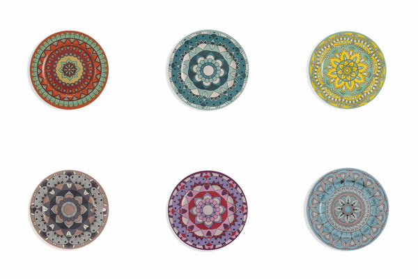 sconto Lot de 6 sets de table plats Ø33x2 cm en plastique VdE Tivoli 1996 Cala Saona