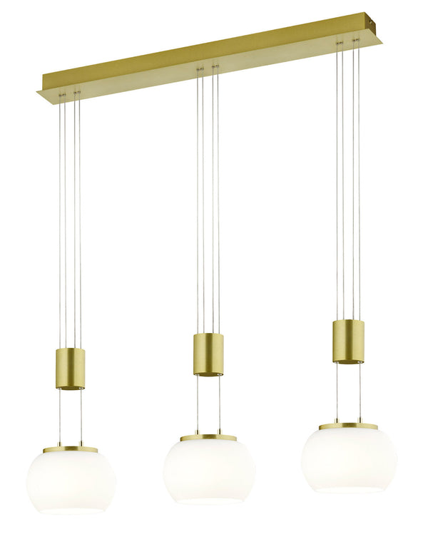 online Lampada a Sospensione da Interno a LED in Alluminio Ottone Opaco