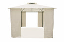 Gazebo da Giardino in Ferro 3x3 mt Soriani Sahara Ecrù