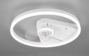 Plafoniera con Ventilatore da Interno a LED SMD Ø50 cm Metallo Bianco Opaco
