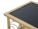 Console Globe 120x40,5x81,5 cm in Ferro e Vetro Oro