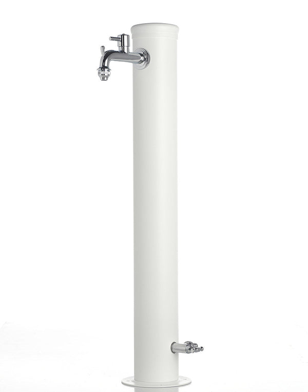 Fontaine de jardin avec robinet double Belfer 42/ARR Blanc acquista