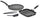 Ensemble 4 pièces plaque chauffante + plaque multi-usages en aluminium moulé sous pression antiadhésif Olympia Hard Cook