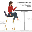 Set 2 Sgabelli da Bar con Schienale e Poggiapiedi  48x56,5x103 cm in Tessuto Vellutato Grigio