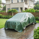 Telo Copri Auto Impermeabile 6 x 4 m in PE Resistente agli Strappi 90 GSM Verde      