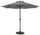 Parasol de jardin Ø3 m Mât Ø38 mm Lyon Gris