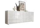 Mobile Buffet in Melaminico 241x42x84cm TFT Blossom Bianco