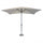 Parasol de jardin Poly Eco 2x3m en acier anthracite