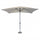 Parasol de jardin Poly Eco 2x3m en acier anthracite
