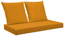 Cuscini per Pallet 120x80 cm Seduta e Schienale in Similpelle Mariotti Belem Arancione