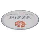 Set 4 Piatti Pizza Ø33x2 cm in Porcellana VdE Tivoli 1996 Le Travisate Bianco
