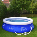 Piscina Fuori Terra Gonfiabile Autoportante Rotonda 300x76cm Jilong Blu