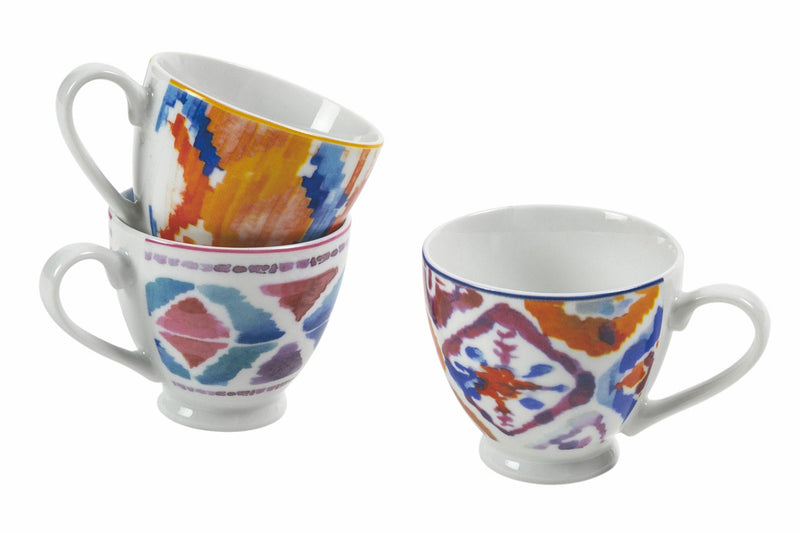 Set 6 Tazzine Caffè in Porcellana 90 ml Villa d'Este Home Tivoli Casablanca