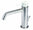 Mitigeur Lavabo Monocommande avec Poignée Nacrée en Acier Inoxydable