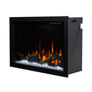 Camino Elettrico da Incasso 61,3x89,6x30,4 cm Effetto Fiamma 1500W Nepal 34 Nero