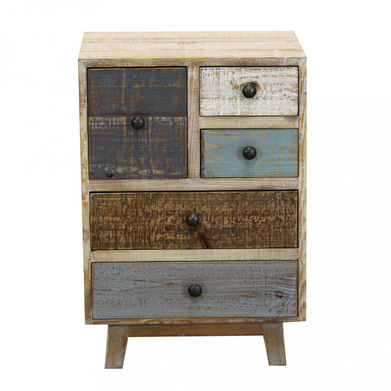 Mobile Wilson 45x35x64 h cm in Legno Multicolor